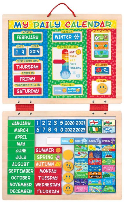 Suneducationgroup Com My First Calendar And Planner Magnetic Kids Create Toys Games Educational Toys