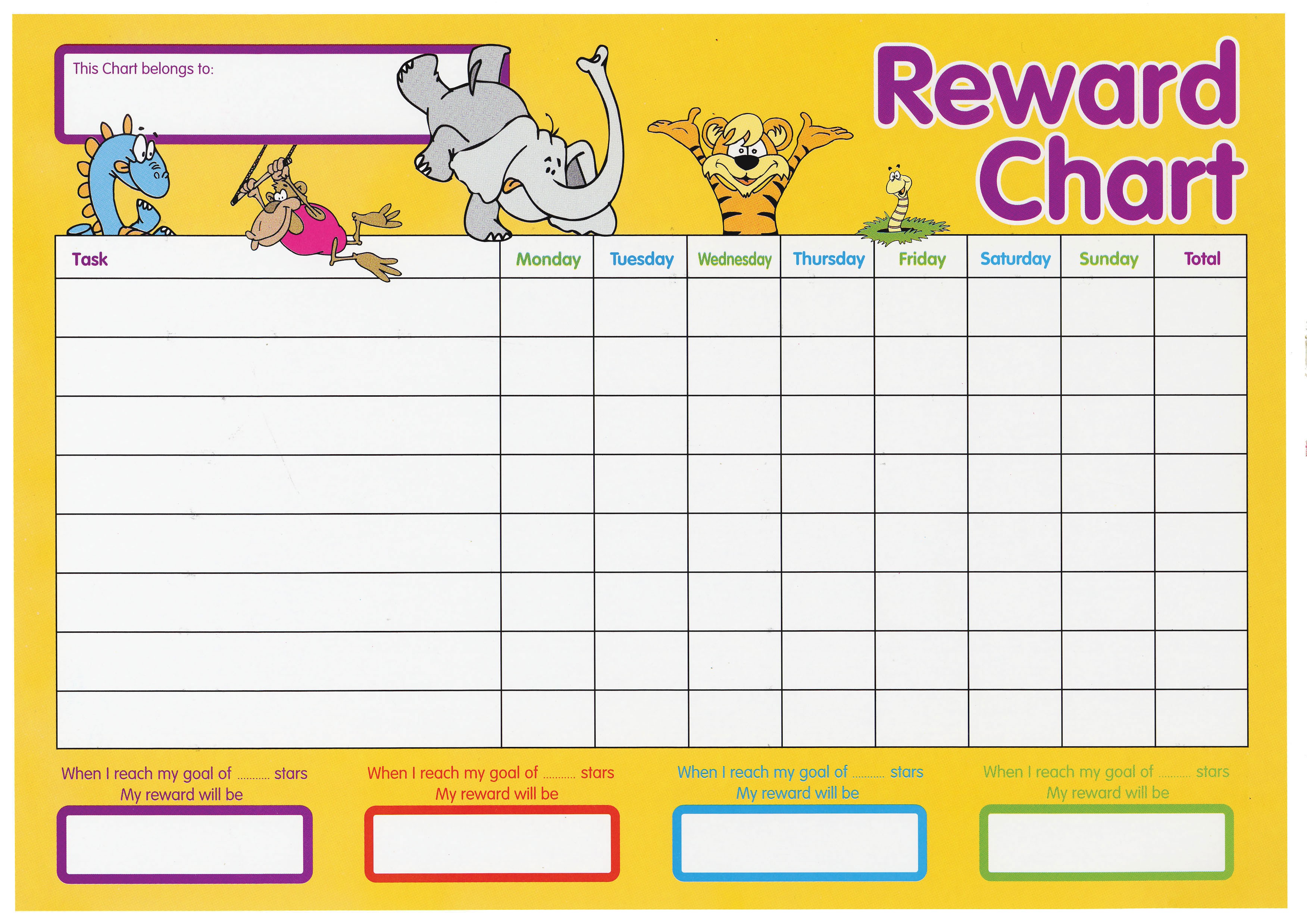 Create Your Own Reward Chart Pack Sensational Kids
