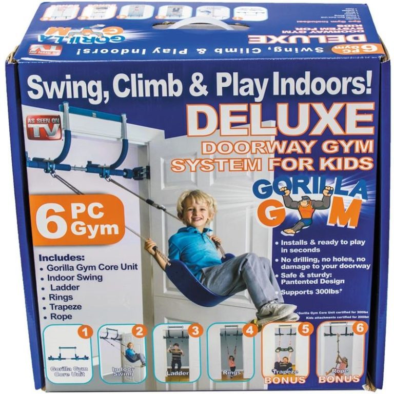 Gorilla Gym Kids Deluxe 6 Piece Gym Sensational Kids
