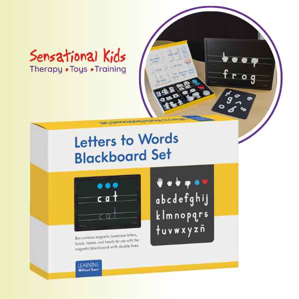 Magnetic Lowercase and Blackboard Set
