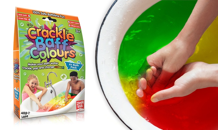 for sale online Zimpli Kids Crackle Baff Colours 3 Bath Pack Make Water Change Colour 