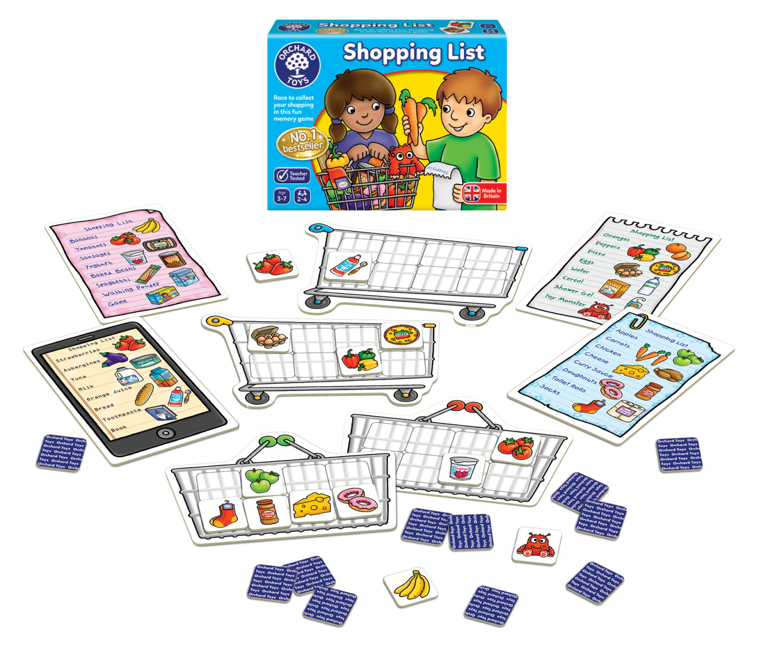 Shopping List Lotto Game Sensational Kids