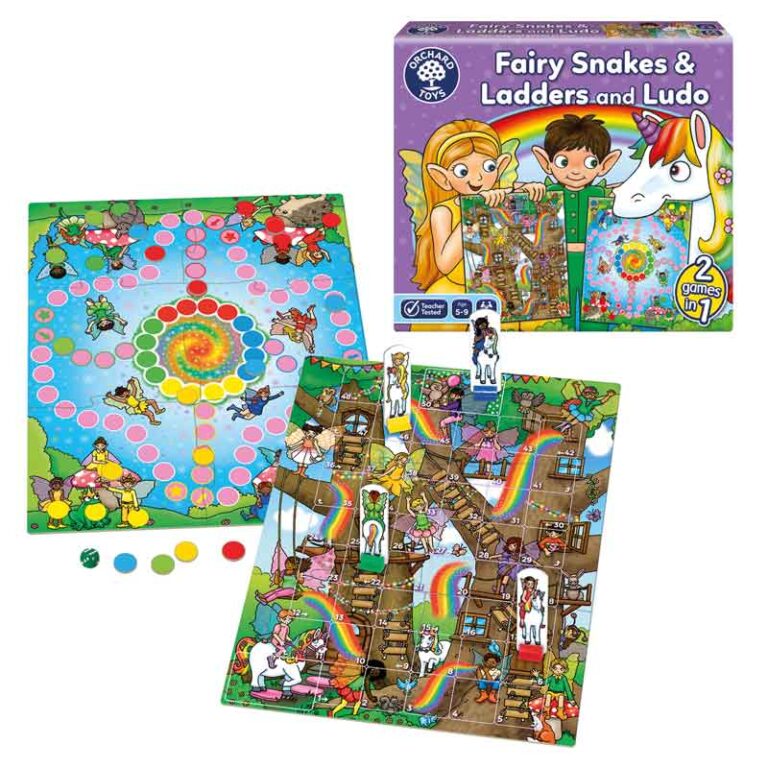 Fairy Snakes and Ladders and Ludo Sensational Kids