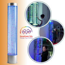 Extra Wide Bubble Tube with Floating Balls and Remote