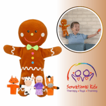 Gingerbread Man Hand/Finger Puppets