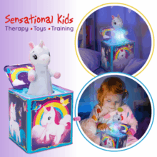 Sensory Unicorn Jack In The Box