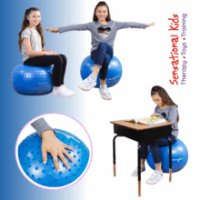 Dual Texture Gym Ball - 55cm