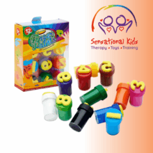 Finger Paints With Number Stamp